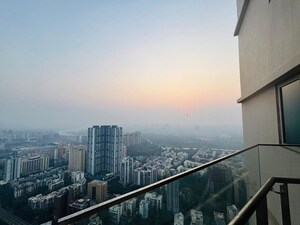 Balcony in 3.5 BHK Apartment at Sheth Auris Serenity Tower 2, Malad West – for Rent