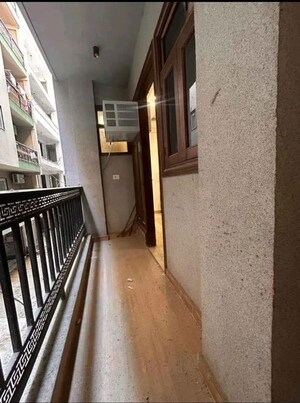 Staircase in 3 BHK Builder Floor at Chattarpur – for Rent