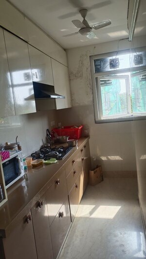 Kitchen in 2 BHK Builder Floor at New Rajinder Nagar – for Rent