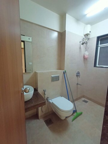 Bathroom in 3 BHK Apartment at Godrej Prime, Chembur – for Rent