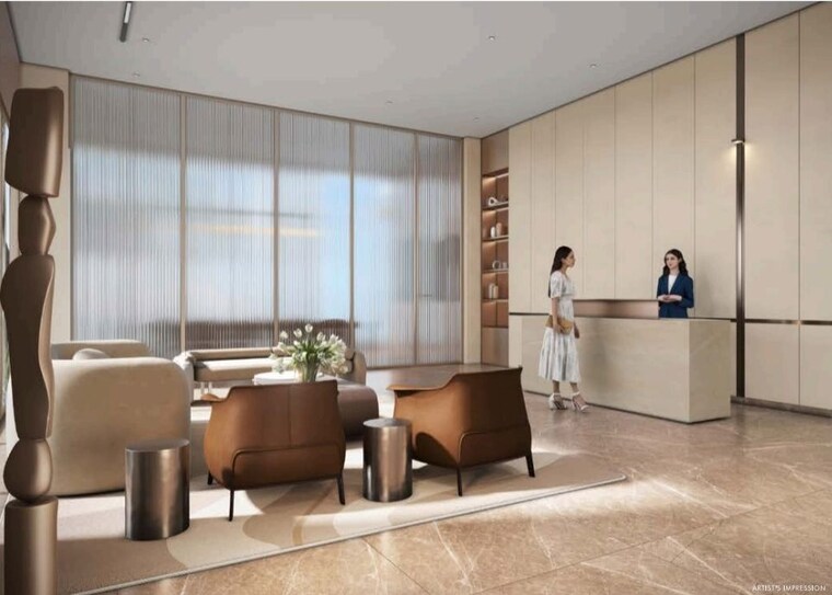 Living Room, rustomjee-vista-bay 2 Bedroom 805 Sq.Ft. Apartment In Parel Mumbai 10130836