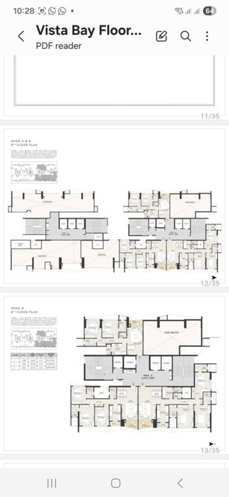 Floor Plan, rustomjee-vista-bay 2 Bedroom 805 Sq.Ft. Apartment In Parel Mumbai 10130836