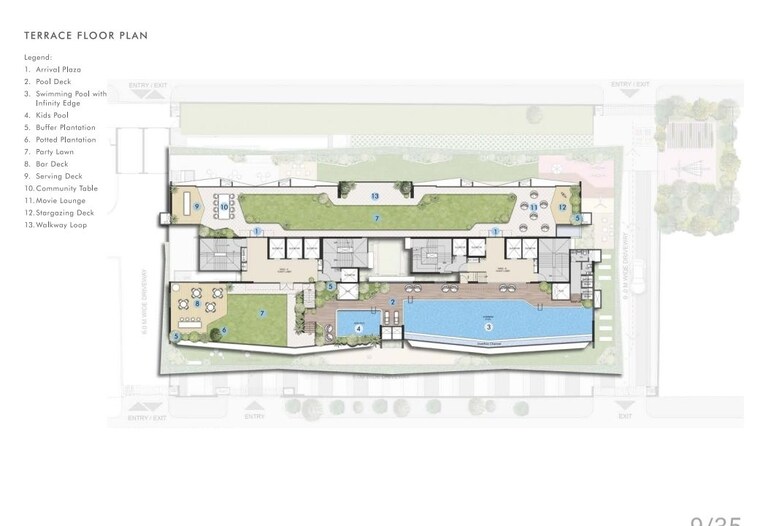 Master Plan, rustomjee-vista-bay 2 Bedroom 805 Sq.Ft. Apartment In Parel Mumbai 10130836