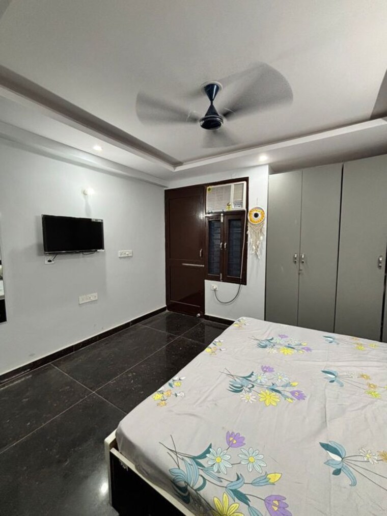 Bedroom, sector 44 1 RK 600 Sq.Ft. Builder Floor In Sector 44 Gurgaon 10130839