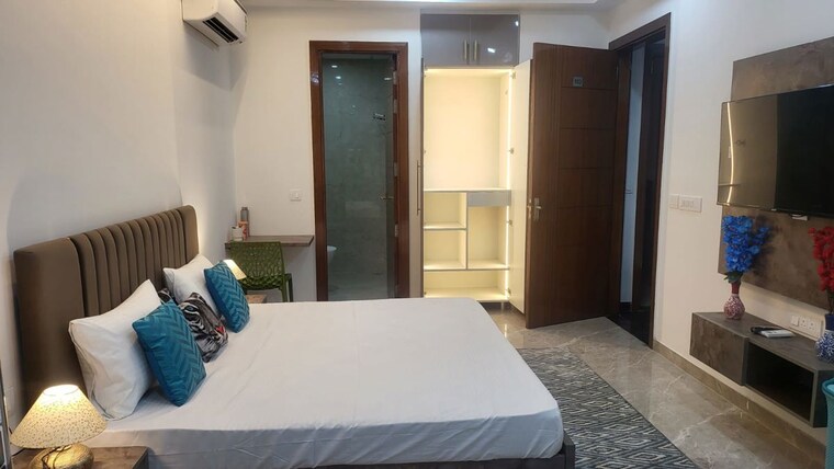Bedroom, sector 44 Studio 600 Sq.Ft. Builder Floor In Sector 44 Gurgaon 10130841