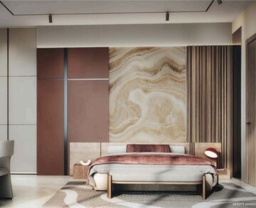 Bedroom in 3 BHK Apartment at Rustomjee Vista Bay, Parel – for Sale