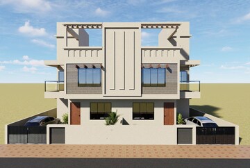 4 BHK Villa – Exterior View View at Mauli 22, Pipla - for Sale