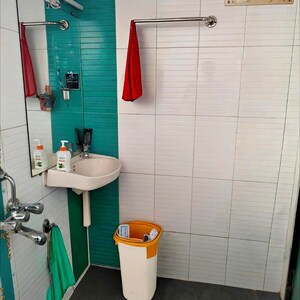 Bathroom in 2 BHK Apartment at Shree Complex Borivali, Borivali West – for Sale
