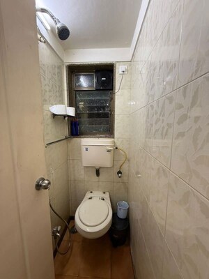 Bathroom in 2 BHK Apartment at Golden Sands CHS, Andheri West – for Rent