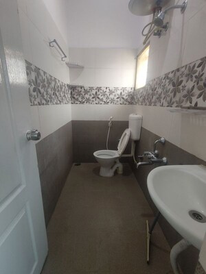 Bathroom in 3 BHK Apartment at Vandana Flora, Hsr Layout – for Rent