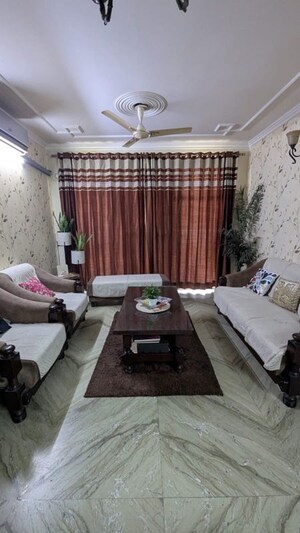 Living Room in 3.5 BHK Apartment at SVP Gulmohur Greens, Mohan Nagar – for Sale