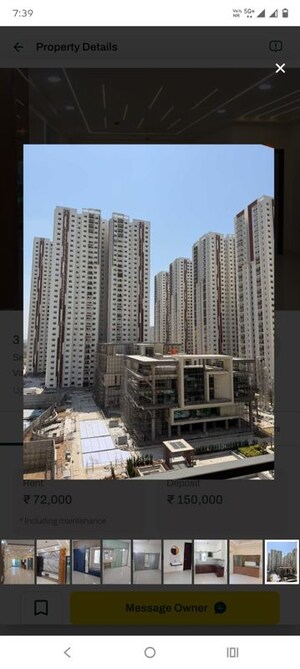 3 BHK Apartment – Exterior View View at Aparna Zenon, Puppalaguda - for Rent