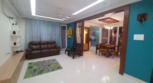 Living Room in 3 BHK Apartment at SMR Vinay Iconia Hyderabad, Kondapur – for Sale