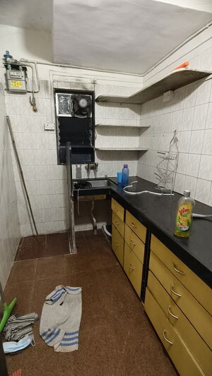 Kitchen in 1 RK Apartment at Gokuldham Complex, Goregaon East – for Rent