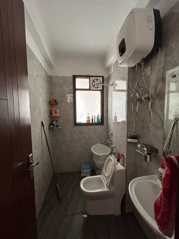 Bathroom in 2.5 BHK Builder Floor at Chattarpur – for Rent