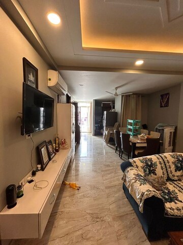 Living Room in 2.5 BHK Builder Floor at Chattarpur – for Rent