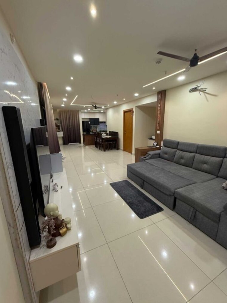 Living Room, indis-viva-city 2 Bedroom 1457 Sq.Ft. Apartment In Kondapur Hyderabad 10131021