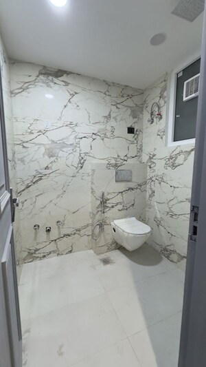 Bathroom in 1 BHK Apartment at Palm Residency Chhatarpur, Chattarpur – for Rent