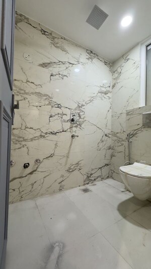 Bathroom in 1 BHK Apartment at Palm Residency Chhatarpur, Chattarpur – for Rent