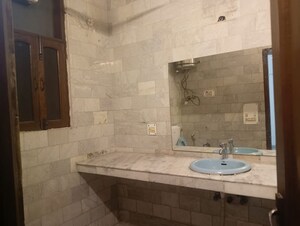 Bathroom in 3 BHK Builder Floor at Malviya Nagar – for Rent