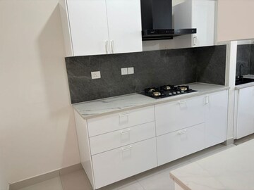 Kitchen in 3 BHK Apartment at Puravankara Purva Atmosphere, Thanisandra Main Road – for Rent