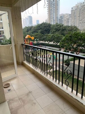 Balcony in 3.5 BHK Apartment at Emaar Emerald Estate, Sector 65 – for Rent