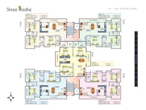 Floor Plan in 3 BHK Apartment at Tupudana – for Sale