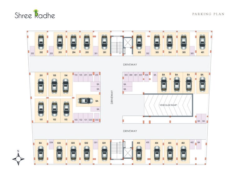 Parking, tupudana 3 Bedroom 1660 Sq.Ft. Apartment In Tupudana Ranchi 10116157
