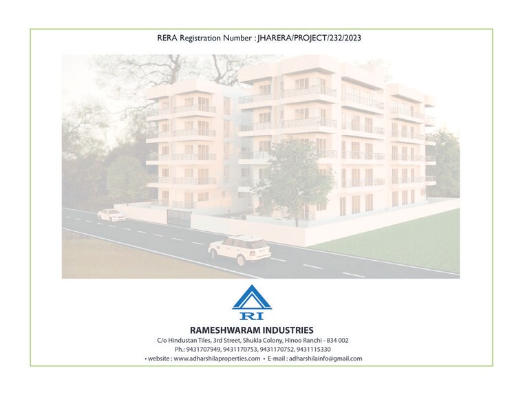 Exterior View, tupudana 3 Bedroom 1660 Sq.Ft. Apartment In Tupudana Ranchi 10116157