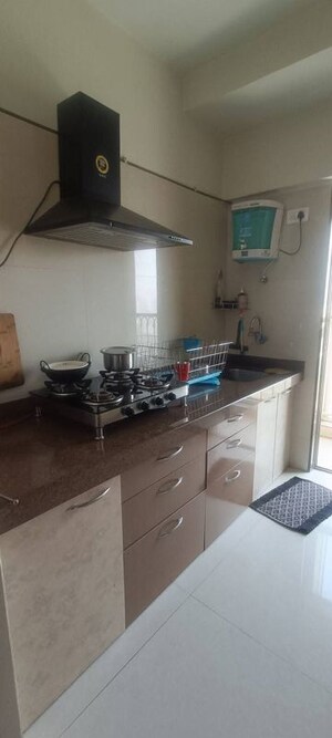 Kitchen in 1 BHK Apartment at Rutu City, Thane West – for Rent