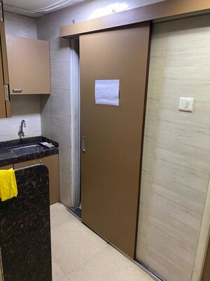 Bathroom in  Office Space at Rupa Solitaire, Kopar Khairane – for Rent