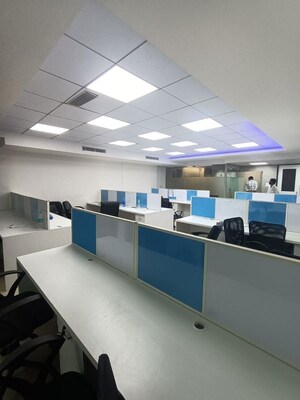 Team Area in  Office Space at Real Tech Park, Vashi Sector 30a – for Rent