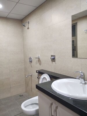 Bathroom in 3 BHK Apartment at Sobha Palm Courts, Kogilu – for Rent