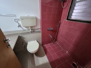 Bathroom in 2.5 BHK Apartment at Kanakia Spaces Niharika, Manpada – for Rent