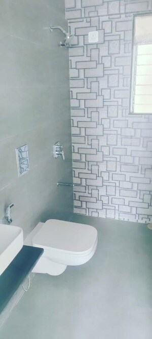 Bathroom in 2 BHK Apartment at Mahavir Square, Manpada – for Sale
