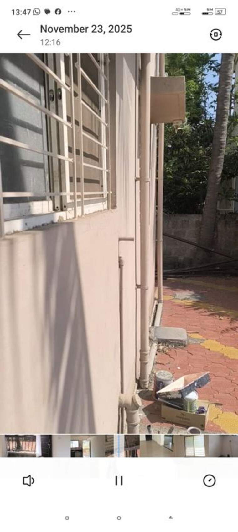 Balcony, vijaynagar 2 Bedroom 1300 Sq.Ft. Builder Floor In Vijaynagar Sangli 10129631