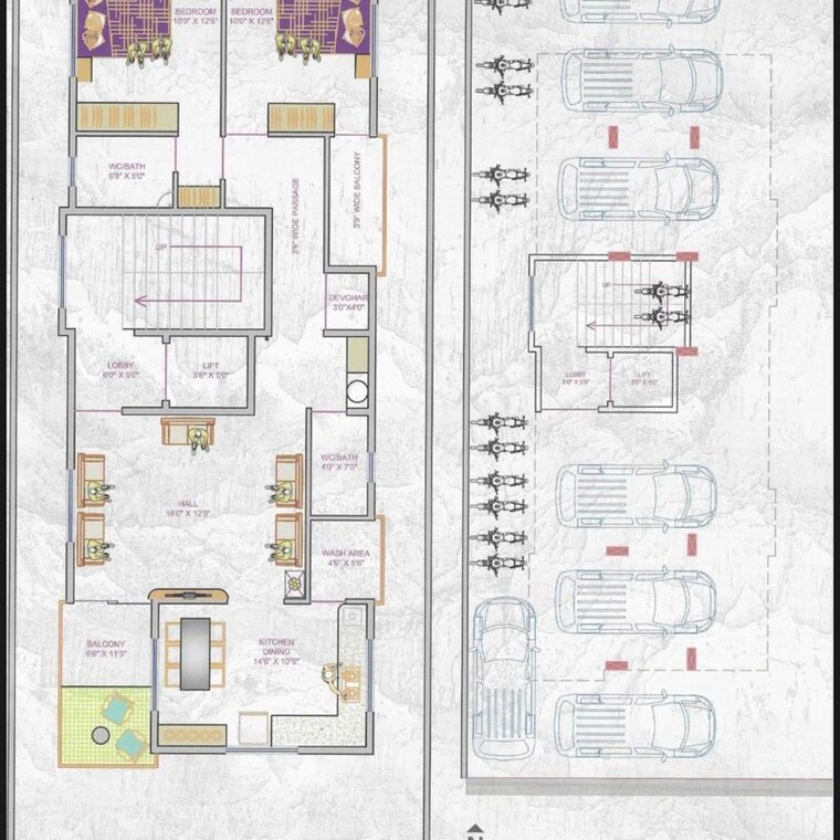 Master Plan, savedi 2 Bedroom 1041 Sq.Ft. Apartment In Savedi Ahmednagar 8915521