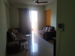 Living Room in 2 BHK Apartment at Gulmohar Parkview, Kharadi – for Rent
