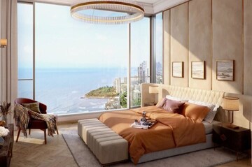 Bedroom in 3 BHK Apartment at One Altamount Apartment, Altamount Road – for Rent