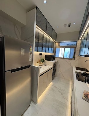 Kitchen in 3 BHK Apartment at Chandak Greenairy, Borivali East – for Sale