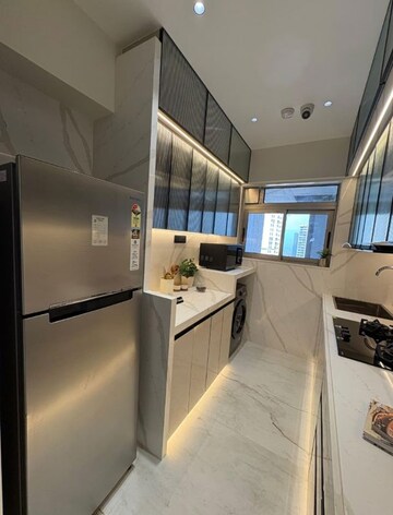 Kitchen in 3 BHK Apartment at Chandak Greenairy, Borivali East – for Sale