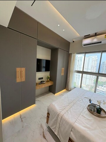 Bedroom in 3 BHK Apartment at Chandak Greenairy, Borivali East – for Sale