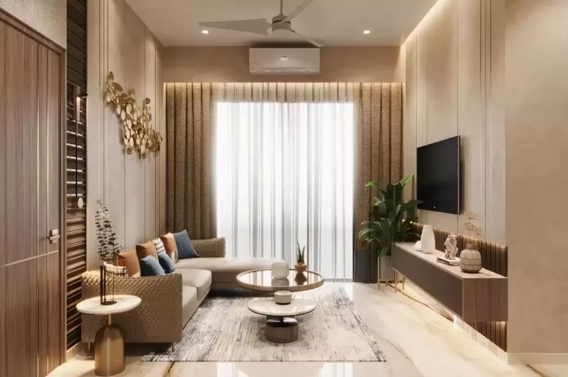 2 BHK + Pooja Room,Servant Room 1191 Sq.Ft. Apartment in LnT Island Cove