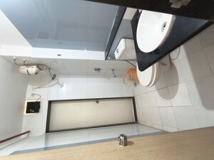 Bathroom in 1 BHK Apartment at Paranjape Blue Ridge, Hinjewadi – for Rent