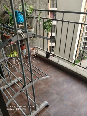 Balcony in 2 BHK Apartment at Shapoorji Pallonji Joyville Hinjewadi, Hinjewadi – for Rent