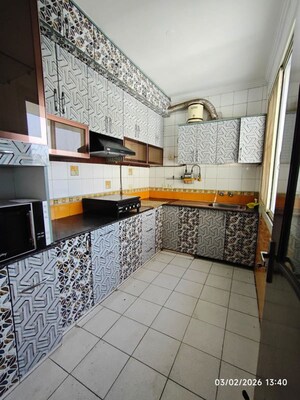 Kitchen in 3 BHK Apartment at Sector 10 Dwarka – for Rent