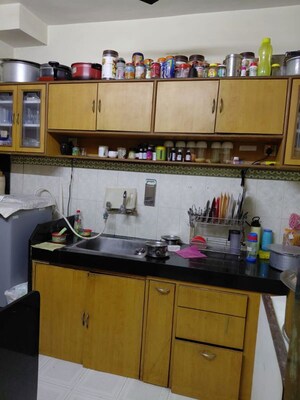 Kitchen in 2 BHK Apartment at Ganga Panchavati CHS, Vasant Vihar – for Rent