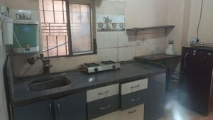 Kitchen in 1 RK Independent House at Tingre Nagar – for Rent