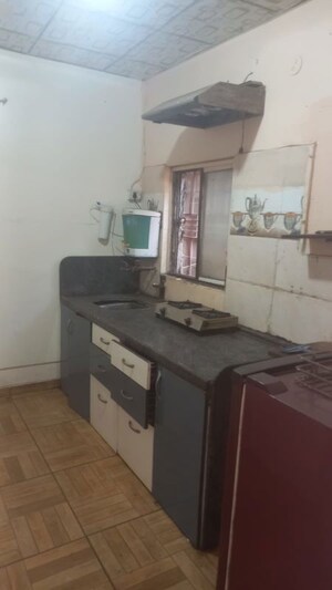 Kitchen in 1 RK Independent House at Tingre Nagar – for Rent