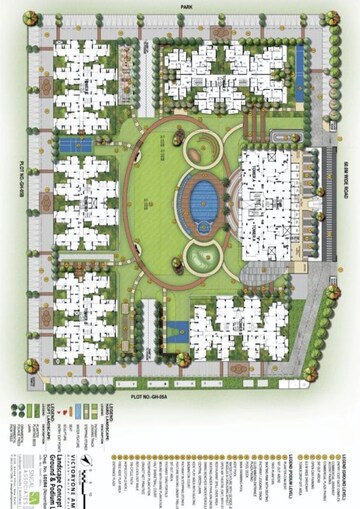 Master Plan in 3 BHK Apartment at VIctoryone Amara, Sector 16 Greater Noida – for Sale